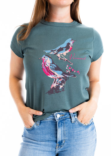 Women's Hermit Thrush Interlock Tee