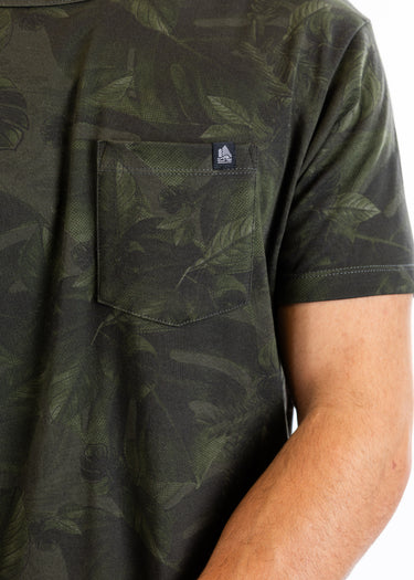 Men's Monstera Dream Interlock PKT Tee