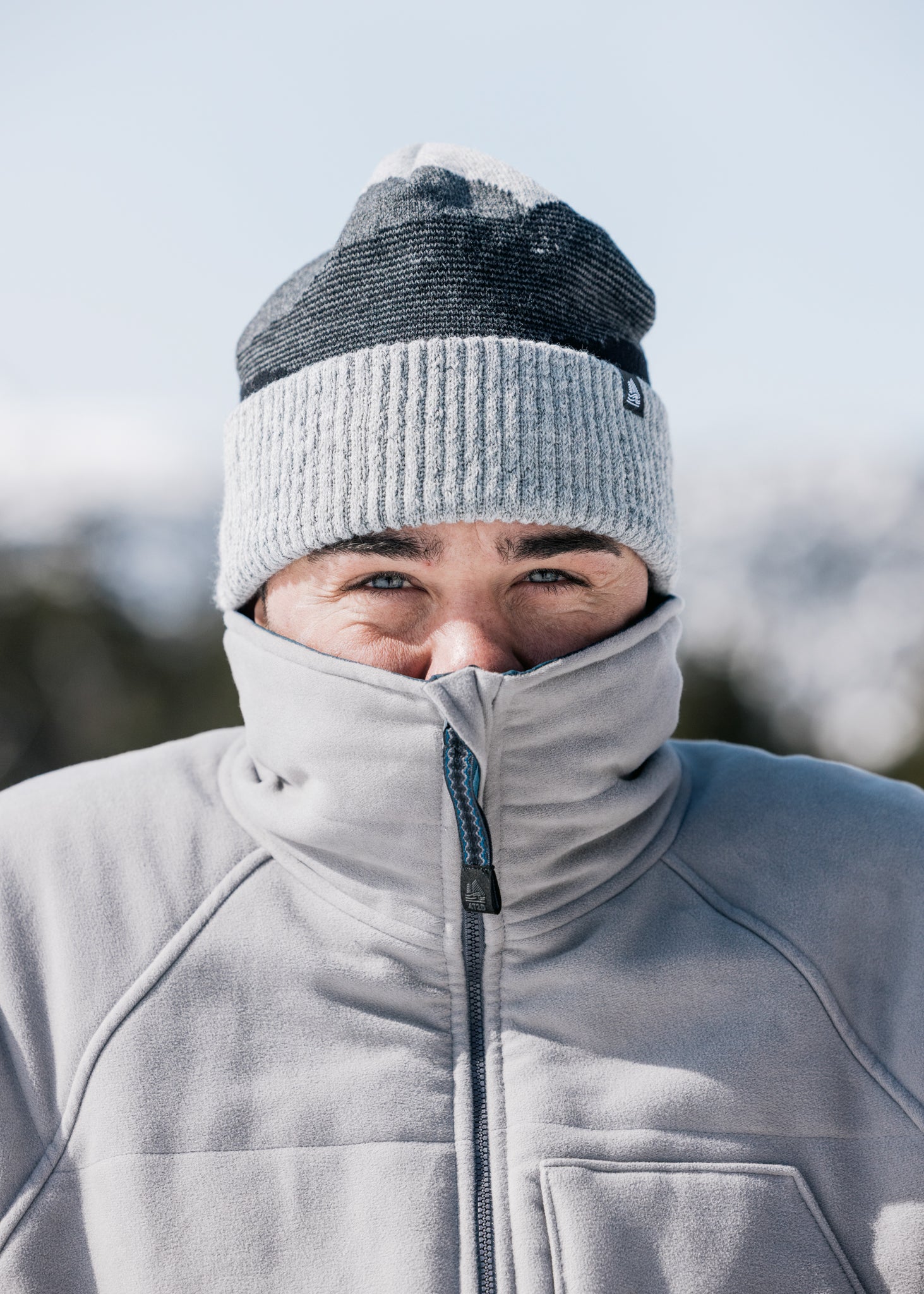 Mountain Cuffed Beanie