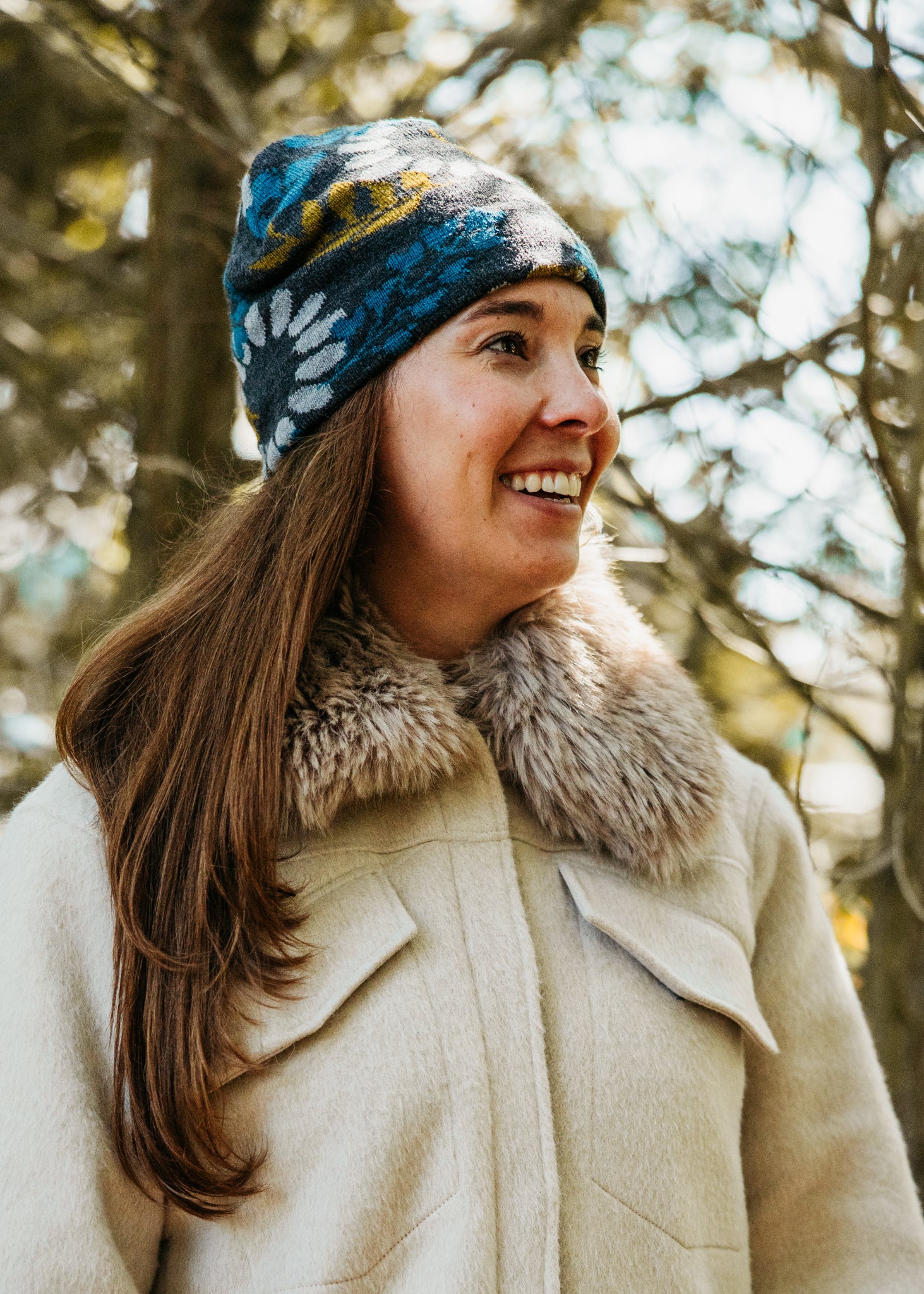 Floral Love Skully Beanie