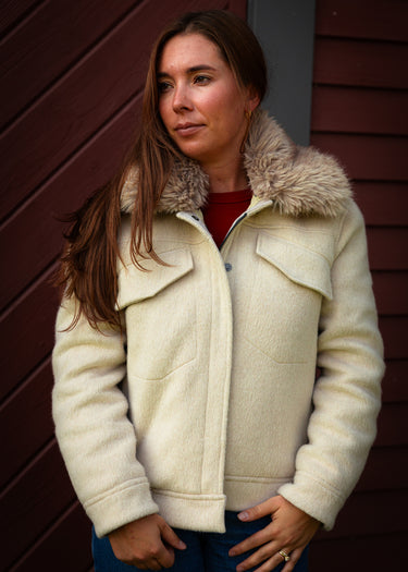 Women's Wool Trucker Coat