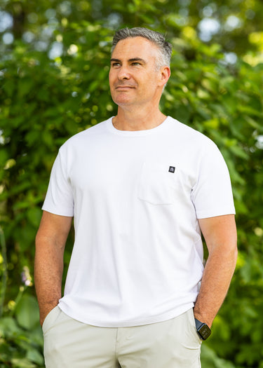Men's Solid Interlock PKT Tee
