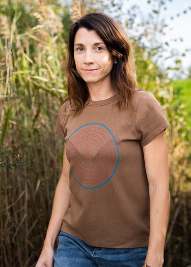 Women's Peace Graphic Interlock STCH Tee