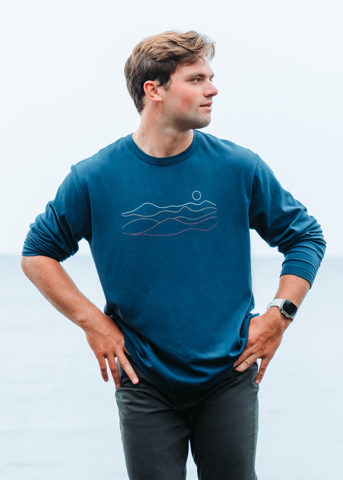 Men's MTN Sunset Long Sleeve Tee