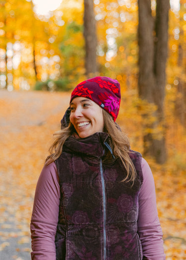 Floral Love Skully Beanie