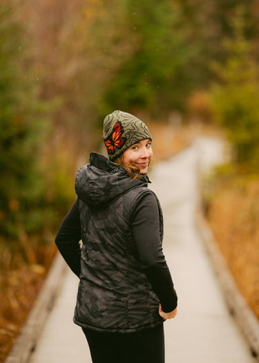 VT Topo Butterfly Skully Beanie