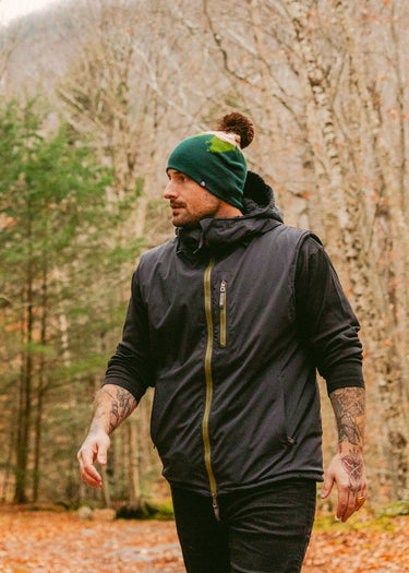 Timberline Glow Midi Yarn Pom Beanie