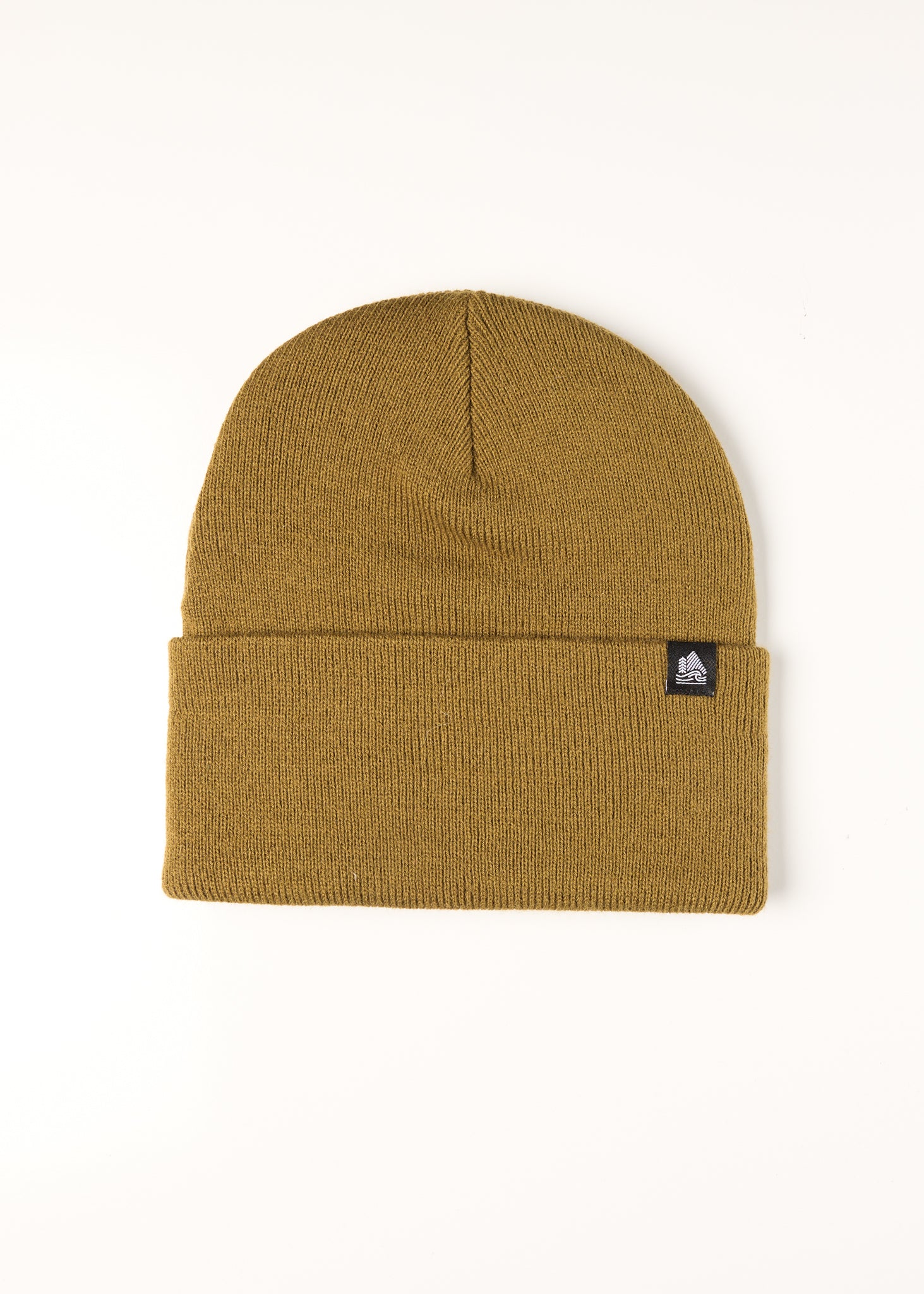 Classic Cuffed Ribbed Beanie w/Pinch Label