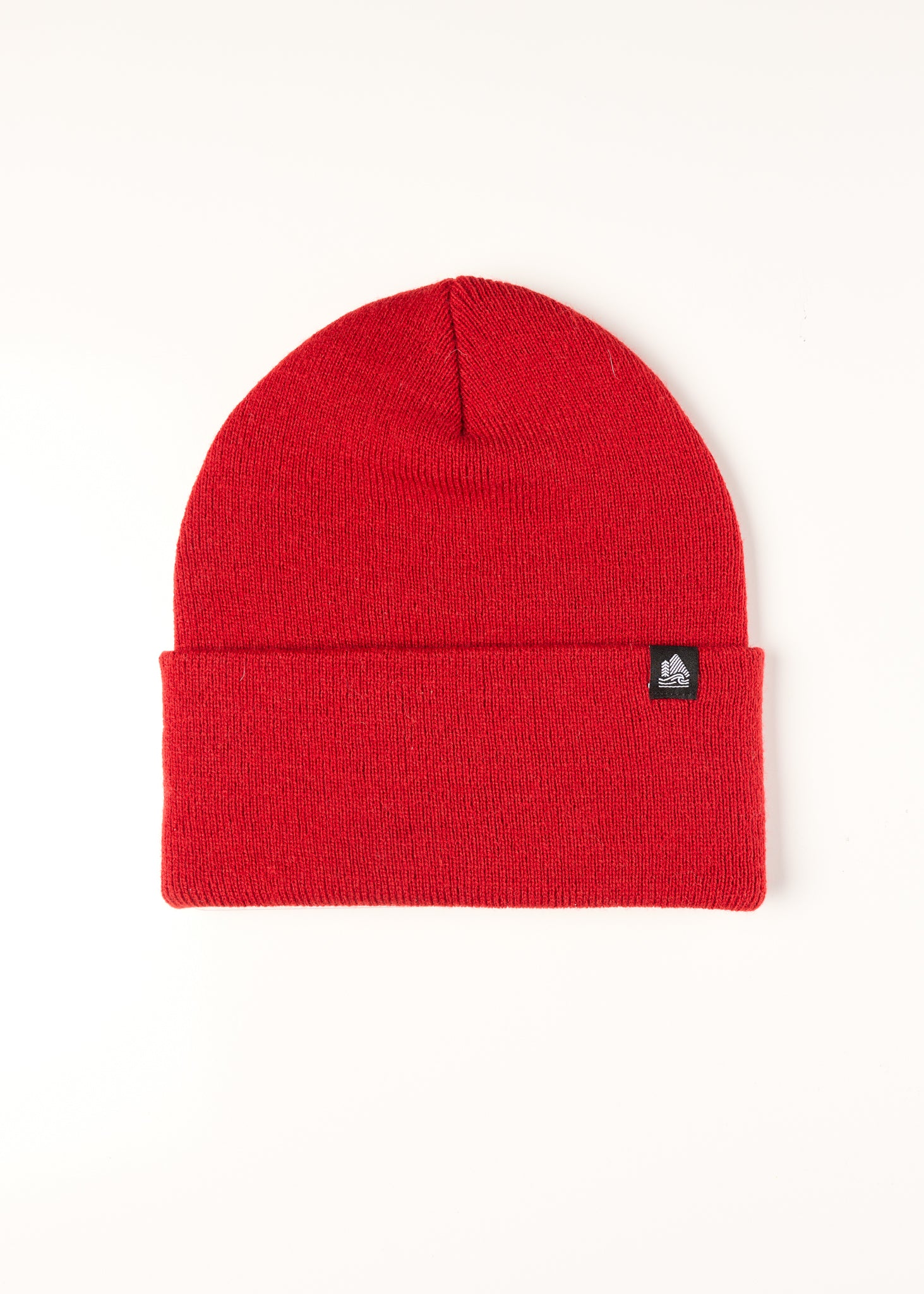 Classic Cuffed Ribbed Beanie w/Pinch Label