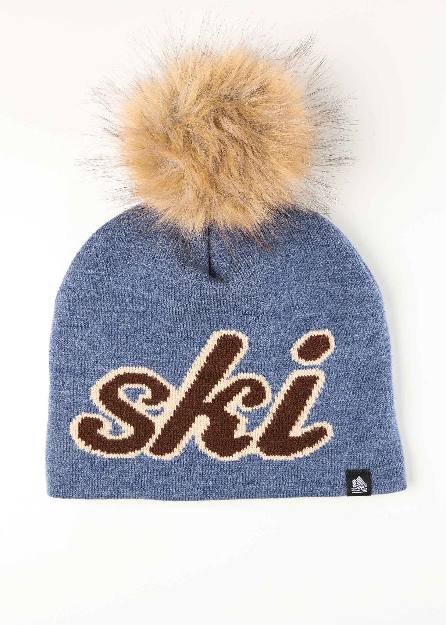 Ski Midi Faux Fur Pom Beanie