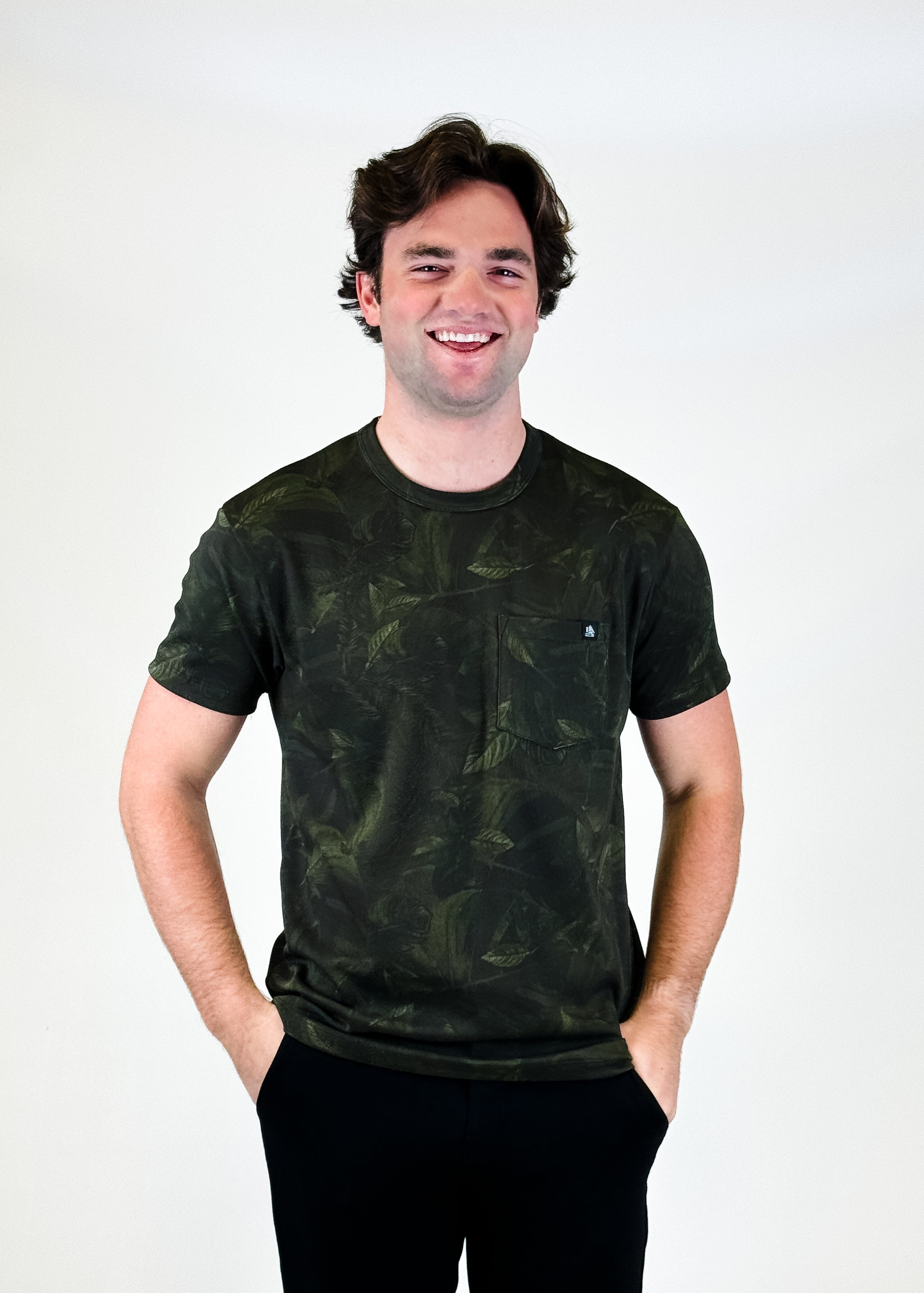 Men's Monstera Dream Interlock PKT Tee