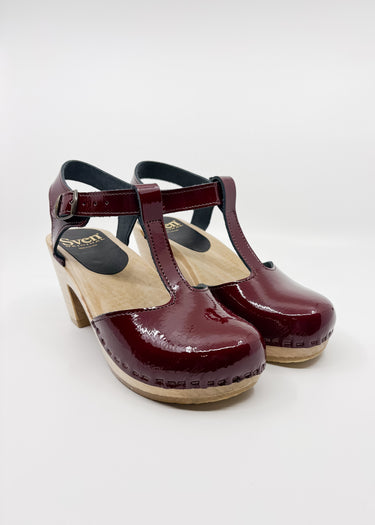 T-Strap High Heel Clog