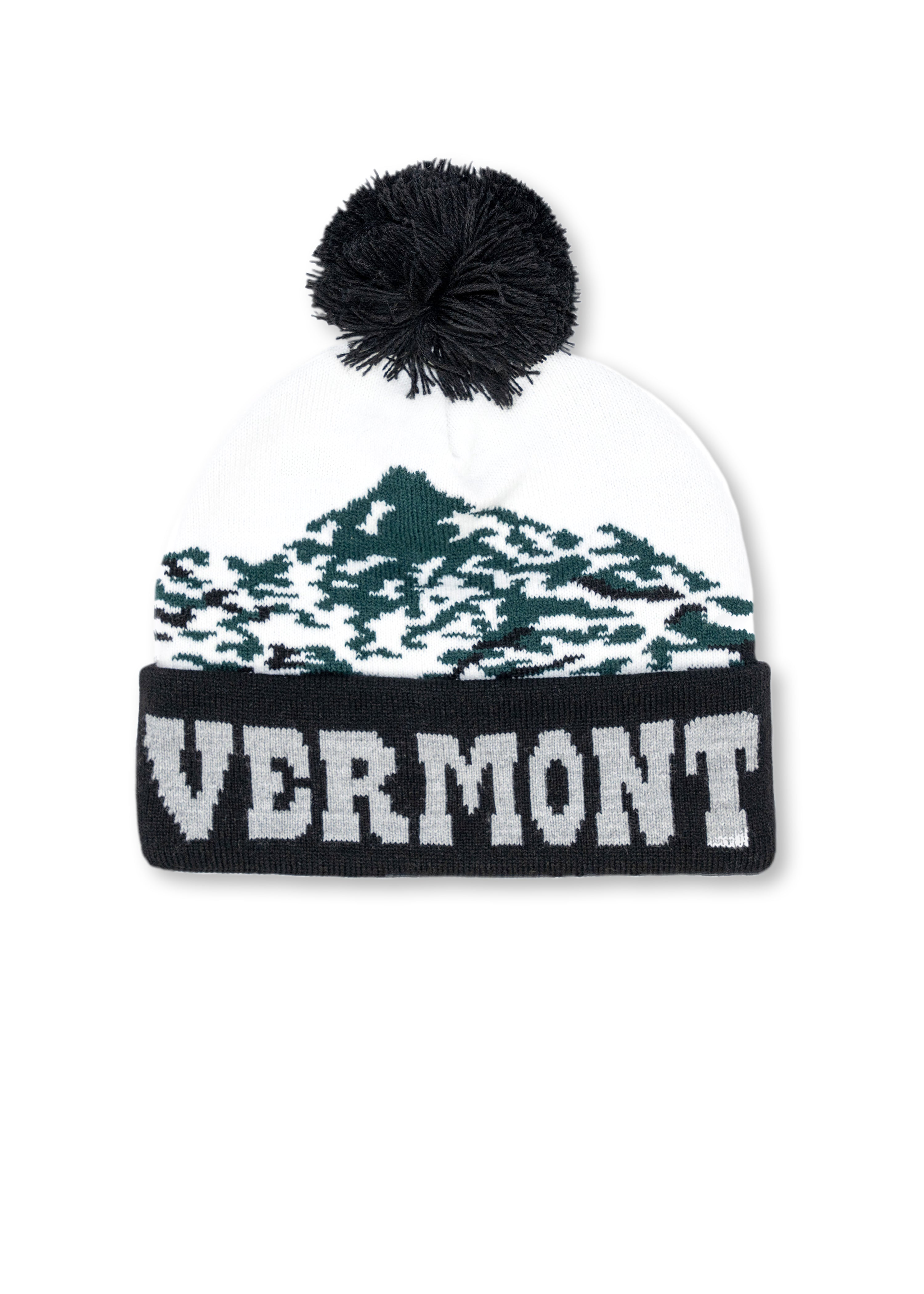 Vermont Cuffed Pom Beanie