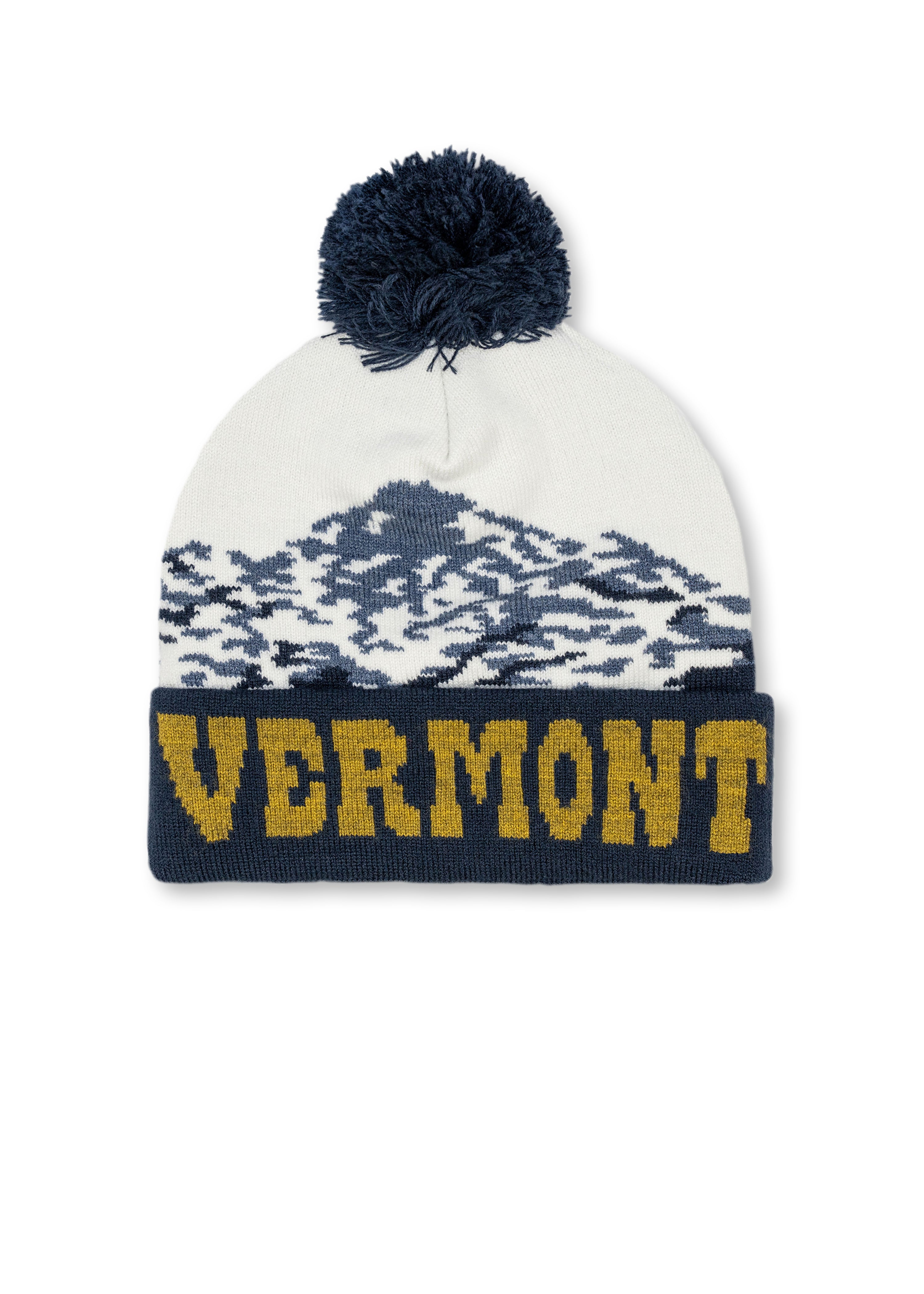 Vermont Cuffed Pom Beanie