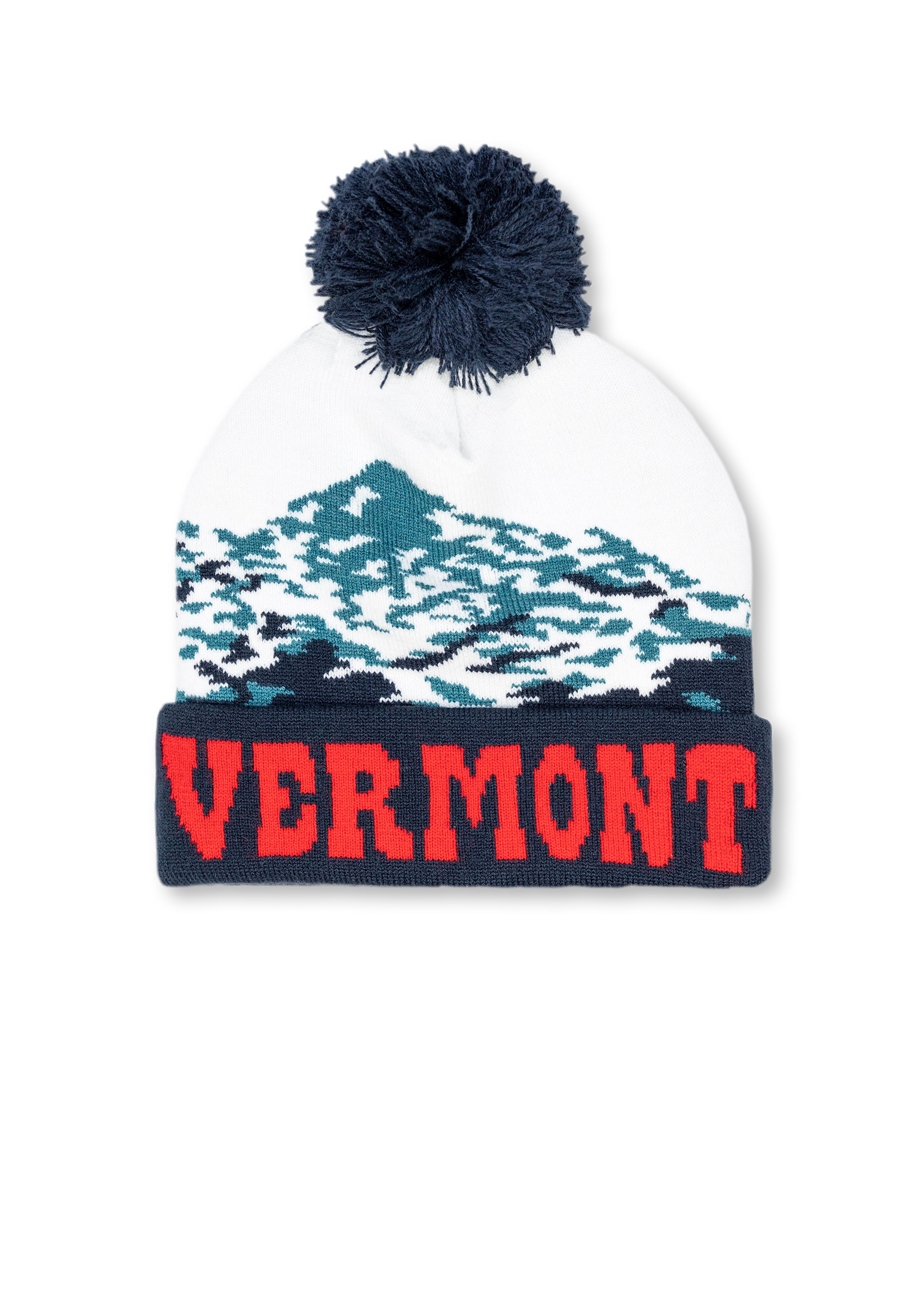 Vermont Cuffed Pom Beanie