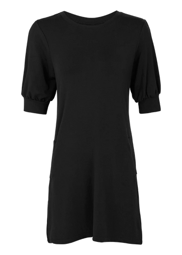 Women's Solid Terry PKT Tee Dress